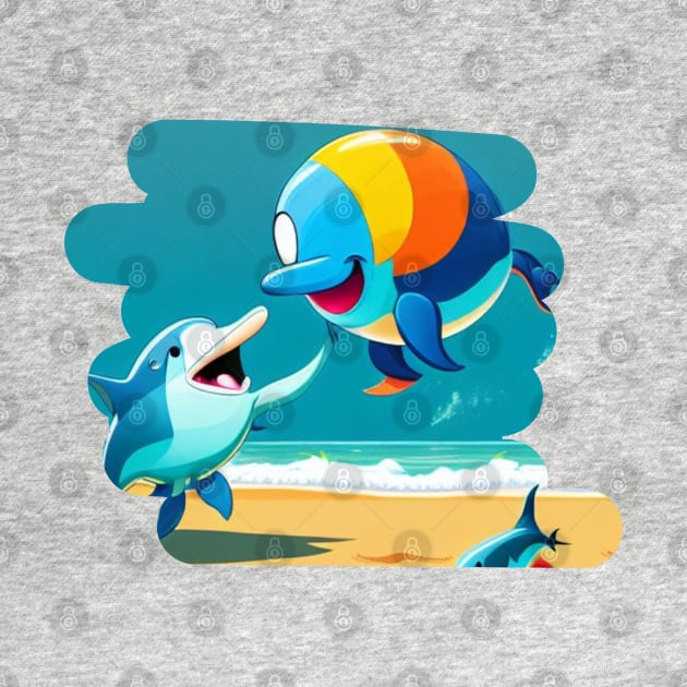 Baby blue dolphin by ShopColDigital